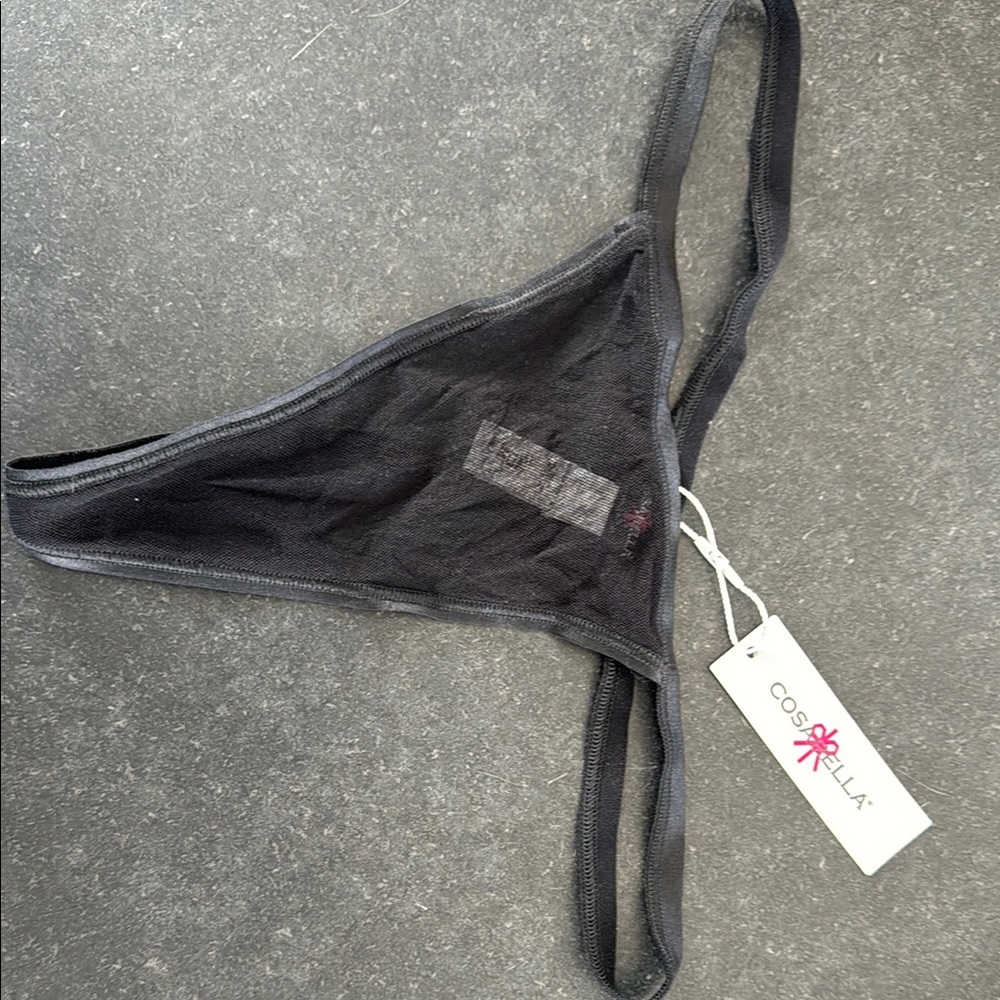 Cosabella Black Thong